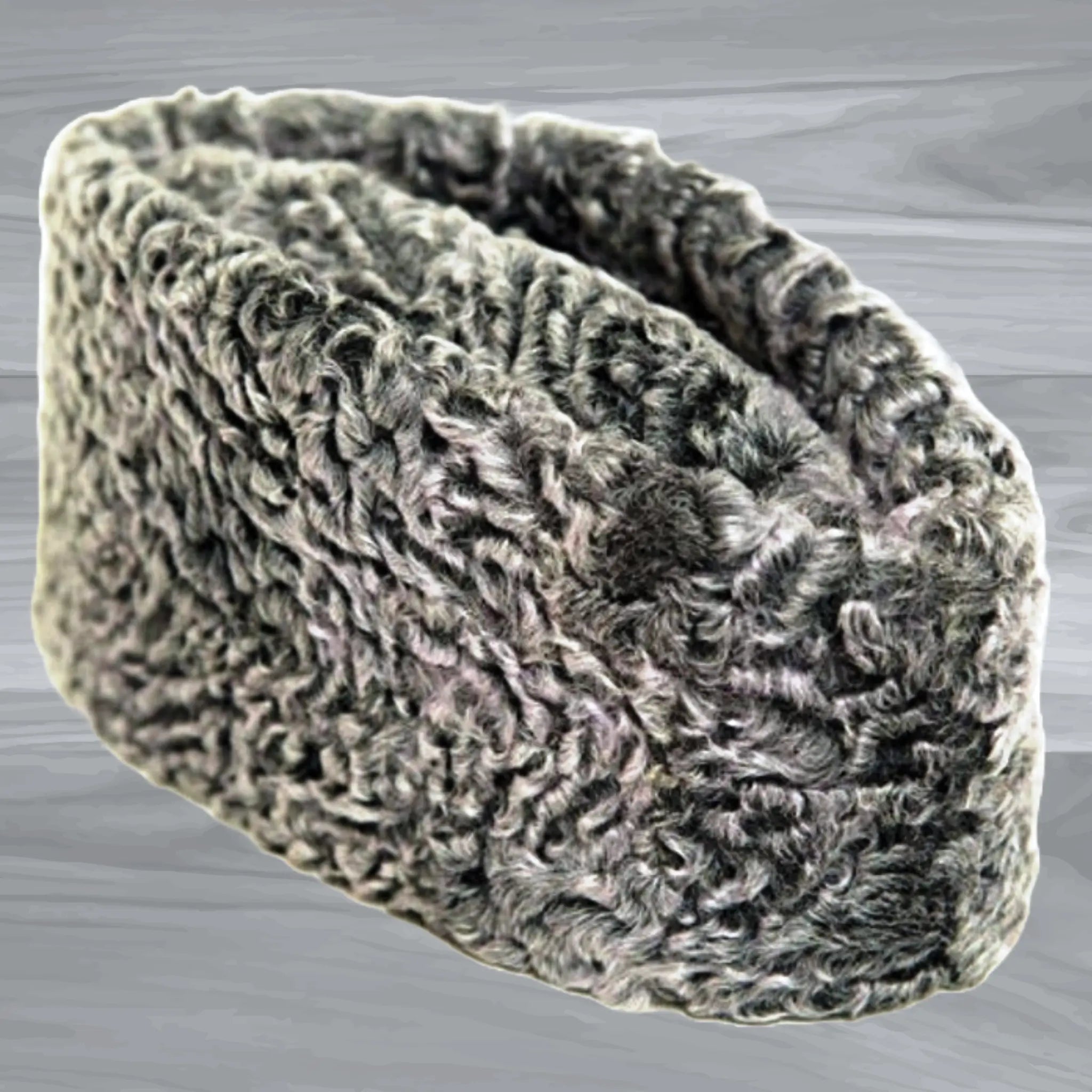 Grey Color Rampuri Topi for Men Karakul Cap Karakuli Hat Size S,M, L, XL KurtiVerse