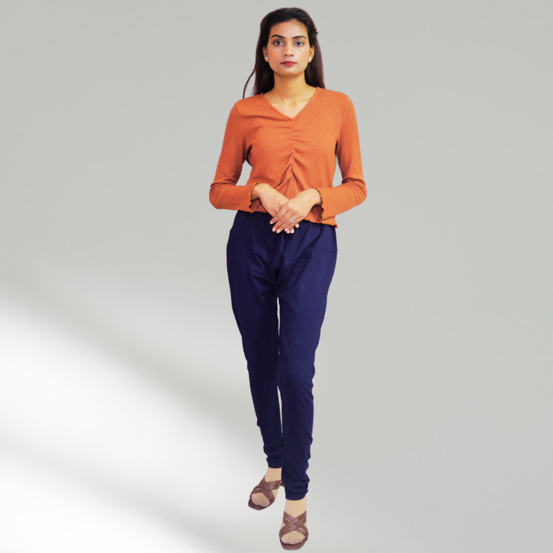 KURTIVERSE Cotton Leggings for Women Free Size Waist -30 to 40 Inch