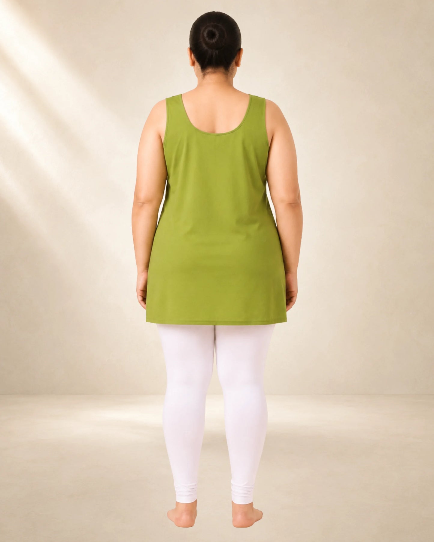 Women’s Plus Size Green 28-Inch Short Inner Slip – 4XL–7XL