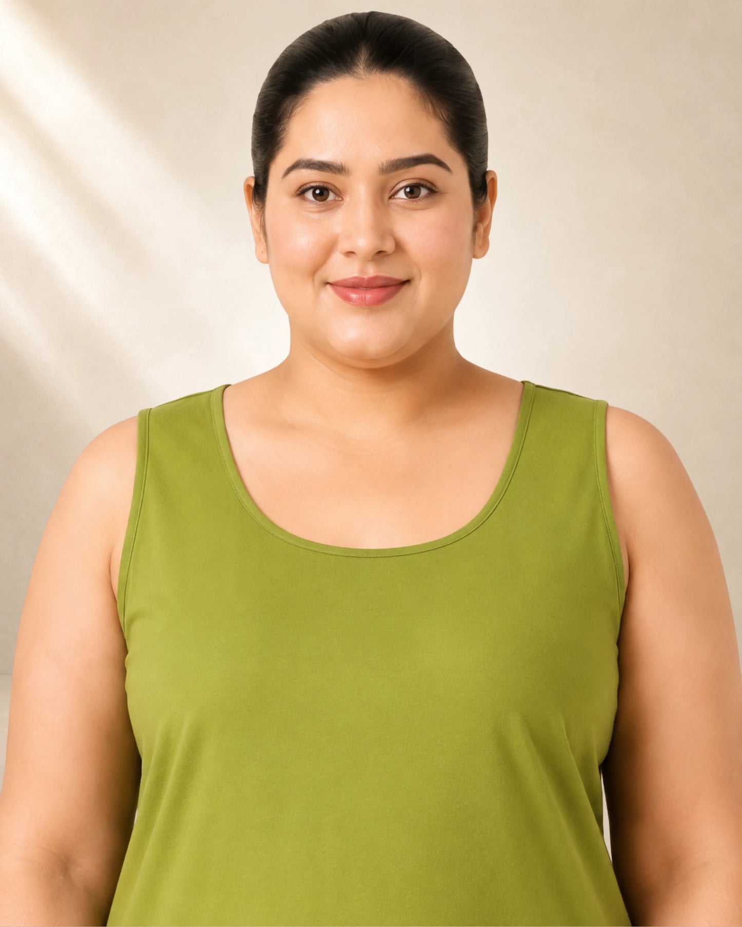 Women’s Plus Size Green 28-Inch Short Inner Slip – 4XL–7XL – product image