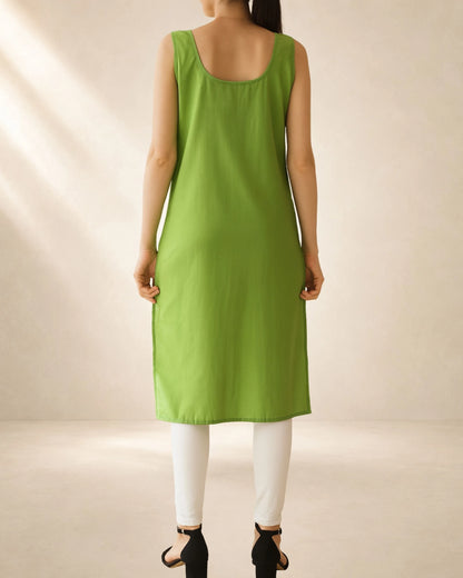 Women's Cotton Long Under Slip
