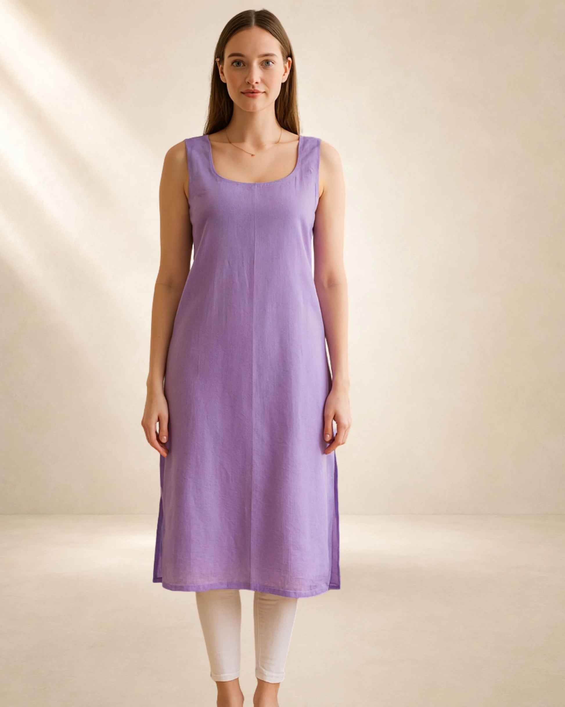 Women’s Lavender 41-Inch Long Inner Slip – S–3XL – product image
