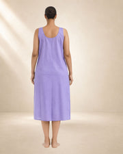 KURTIVERSE Women’s Poly Cotton Full-Length Inner Slip Lavender Color | 41 Inch | Sizes 4XL–7XL