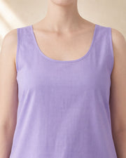 KURTIVERSE Women’s Poly Cotton Full-Length Inner Slip Lavender Color | 41 Inch | Sizes 4XL–7XL