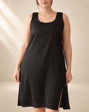 KURTIVERSE Women’s Poly Cotton Full-Length Inner Slip Black Color | 41 Inch | Sizes 4XL–7XL