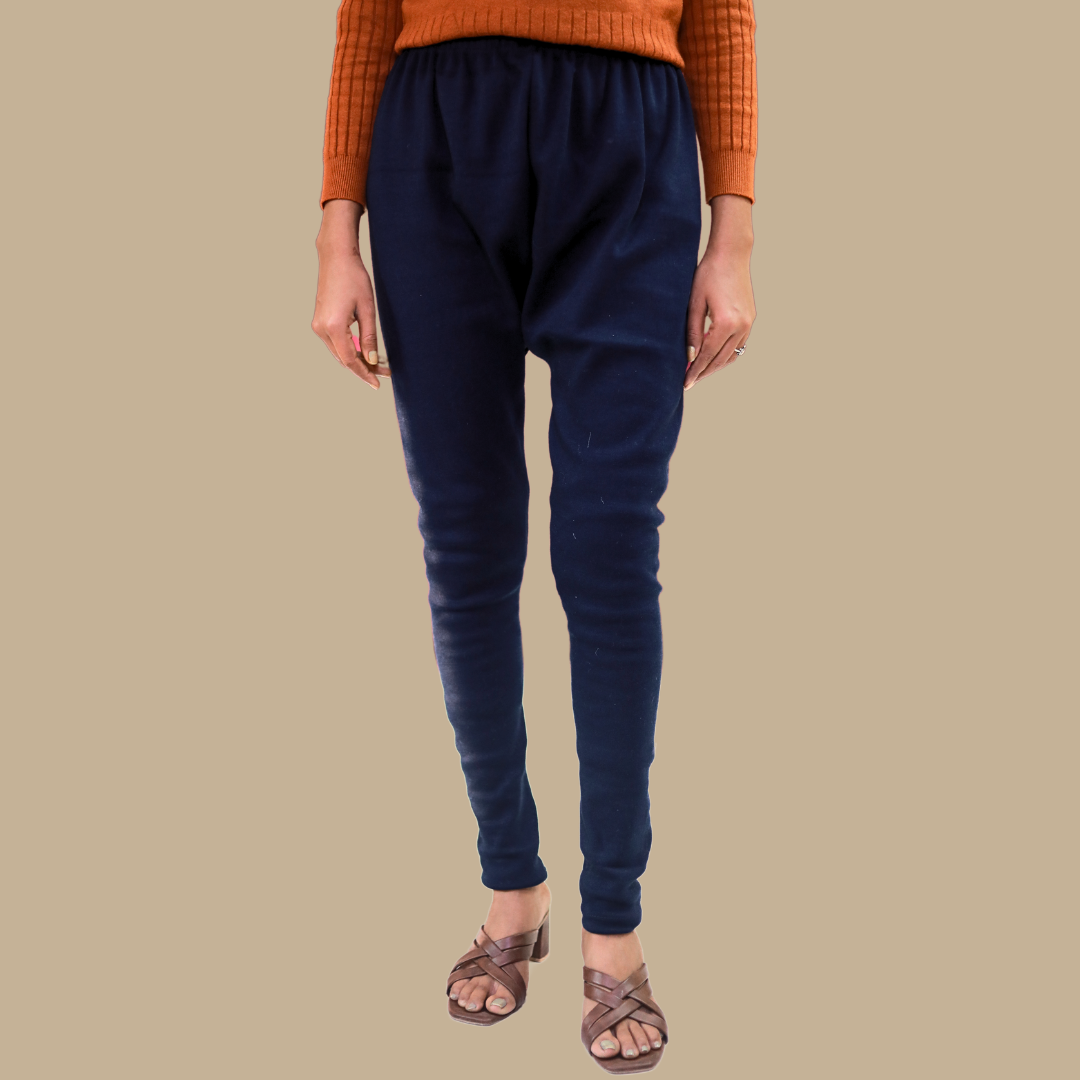 KURTIVERSE Woolen Leggings for Women Winter Thermal Waist Size : 24 to 32 Inch Stretchable.