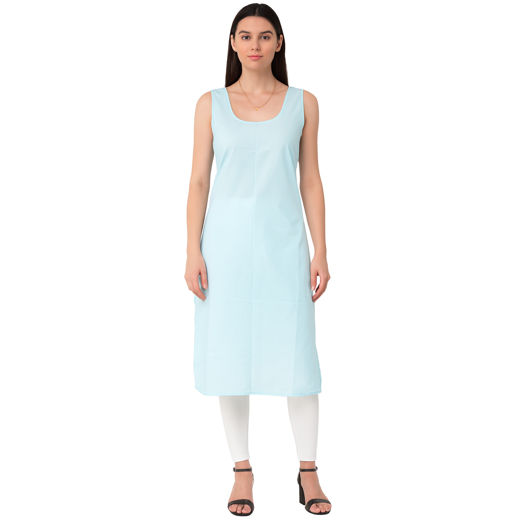 KURTIVERSE Full Slip for Women Cotton Long Inner Wear