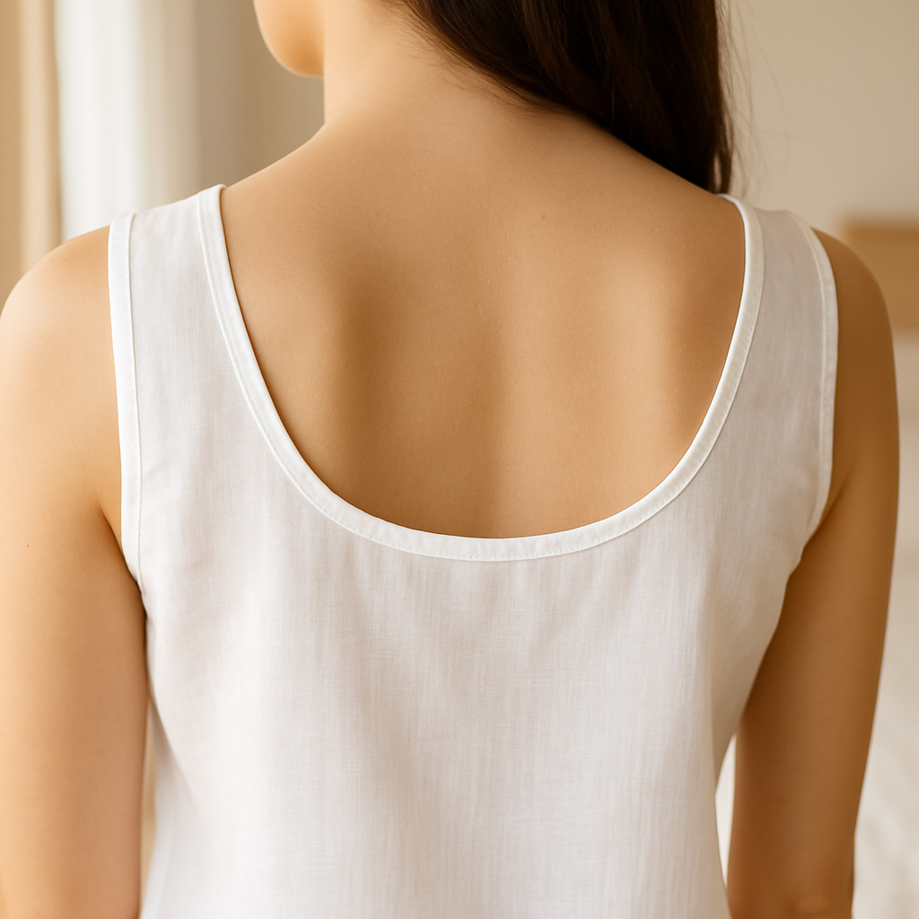 KurtiVerse Women’s Cotton Half Slip, 28-Inch Short Inner Slip with 9-Inch Side Slit