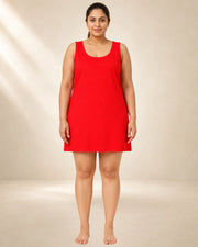 Kurtiverse Plus Size Poly Cotton Inner Slip for Women 28 Inch