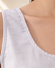 KURTIVERSE Women’s Poly Cotton Full-Length Inner Slip Light Gray Color | 41 Inch | Sizes 4XL–7XL