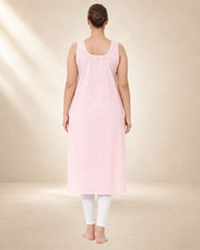 KURTIVERSE Women’s Poly Cotton Full-Length Inner Slip Pink Color | 41 Inch | Sizes 4XL–7XL