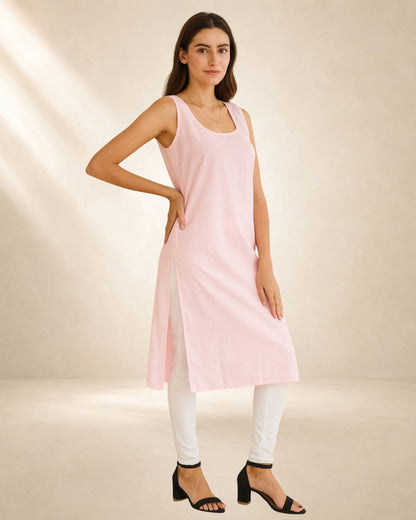 Women's Cotton Long Under Slip