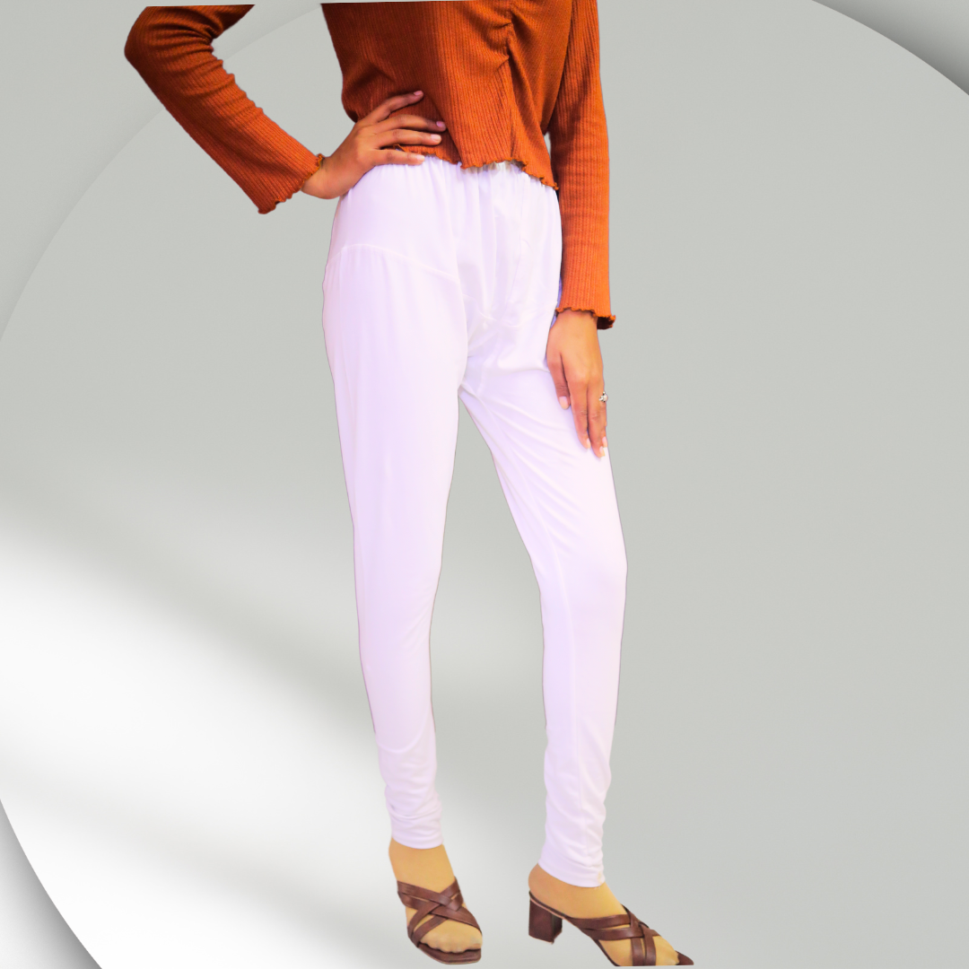 KURTIVERSE Cotton Leggings for Women Free Size Waist -30 to 40 Inch