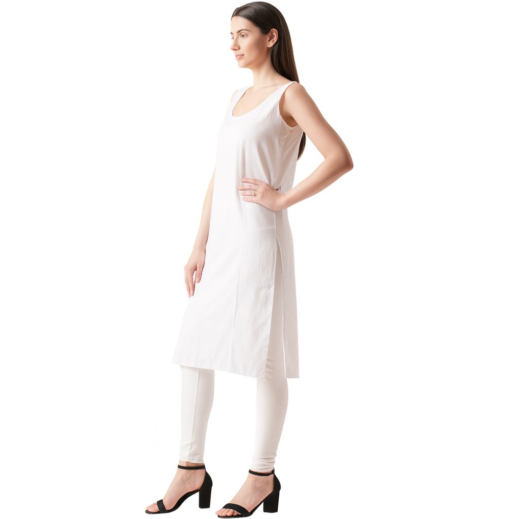 KURTIVERSE Full Slip for Women Cotton Long Inner Wear