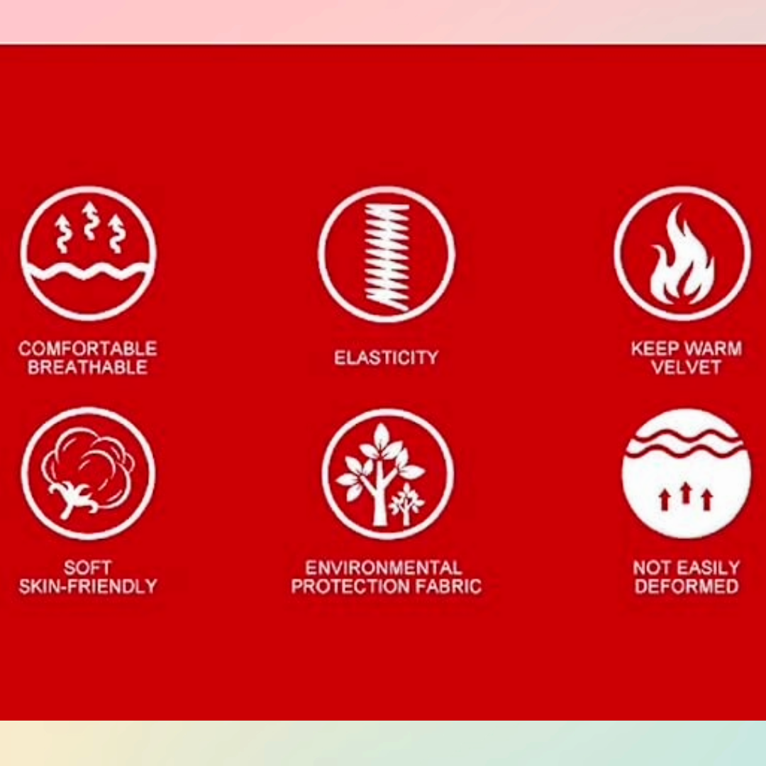 Red Winter Sports Cap & Muffler Set for Men & Women, Beanie Cap, 1 Set