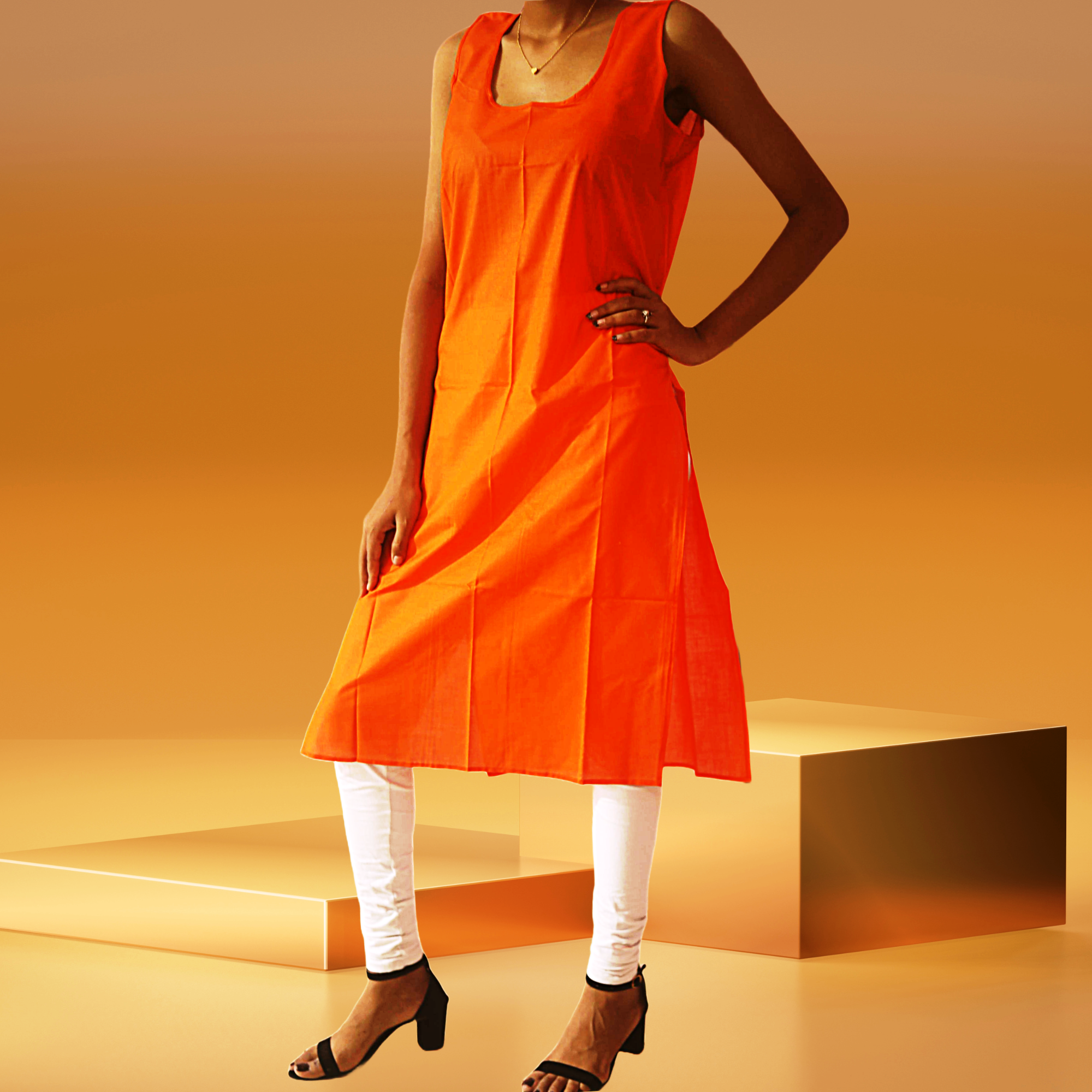 Women's Cotton Long Under Slip