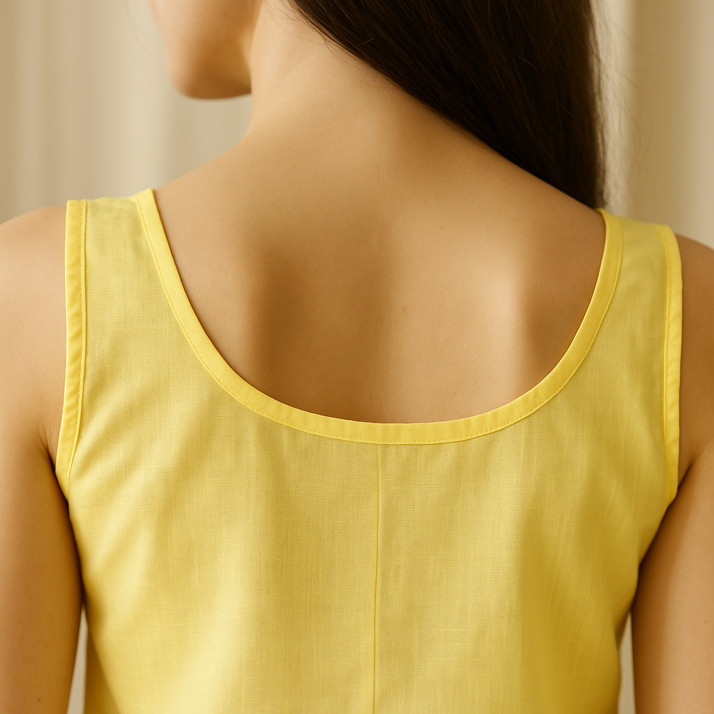 KurtiVerse Women’s Cotton Half Slip, 28-Inch Short Inner Slip with 9-Inch Side Slit