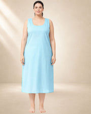 KURTIVERSE Women’s Poly Cotton Plus Size Inner Slip | Full Length 41 Inch | Sizes 4XL–7XL