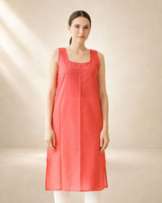 KURTIVERSE Women’s Poly Cotton Inner Slip | 41 Inch Full-Length | Sizes S–3XL