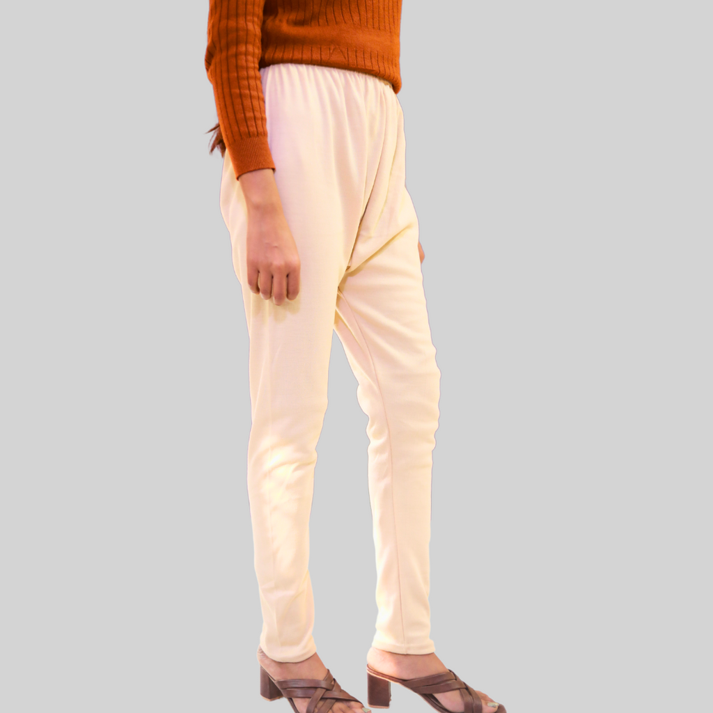 KURTIVERSE Plus Size Woolen Leggings, Winter Thermal Legging, 30-40 Inch Waist, Stretchable