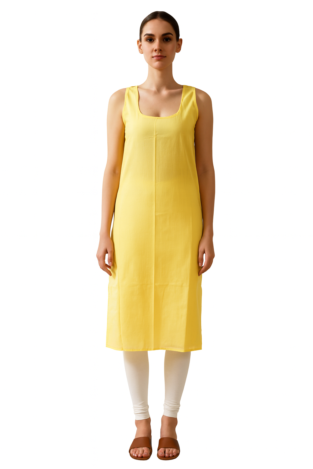 KURTIVERSE Full Slip for Women Cotton Long Inner Wear