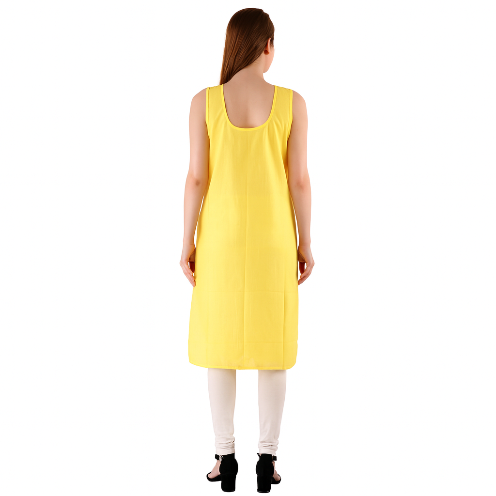 KURTIVERSE Full Slip for Women Cotton Long Inner Wear