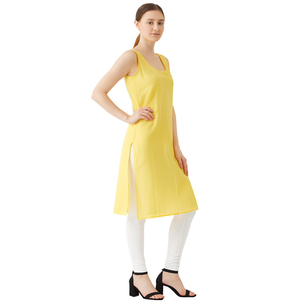 KURTIVERSE Full Slip for Women Cotton Long Inner Wear