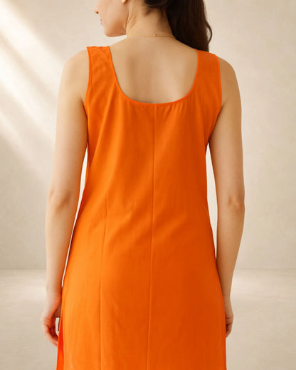 Women's Cotton Long Under Slip