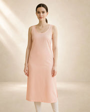KURTIVERSE Women’s Poly Cotton Inner Slip | 41 Inch Full-Length | Sizes S–3XL