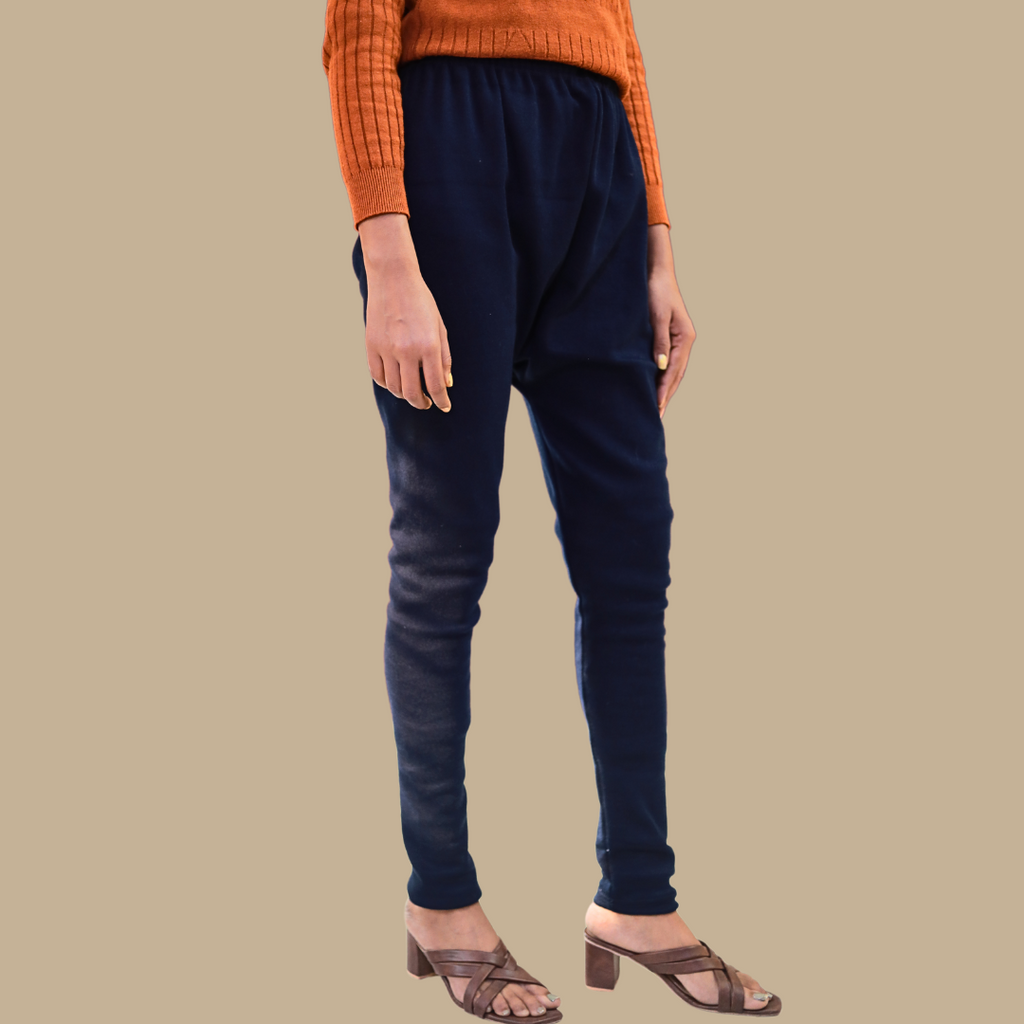 KURTIVERSE Woolen Leggings for Women Winter Thermal Waist Size : 24 to 32 Inch Stretchable.