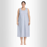KURTIVERSE Women’s Poly Cotton Full-Length Inner Slip Dark Gray Color | 41 Inch | Sizes 4XL–7XL
