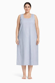 KURTIVERSE Women’s Poly Cotton Full-Length Inner Slip Dark Gray Color | 41 Inch | Sizes 4XL–7XL