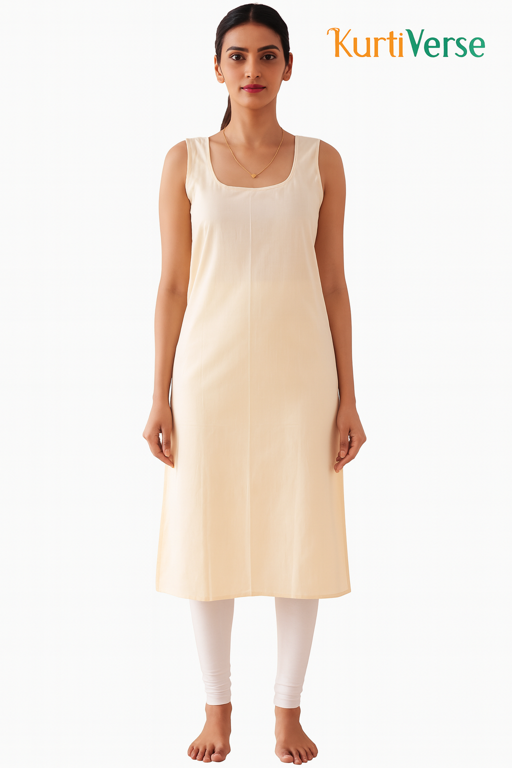 KURTIVERSE Full Slip for Women Cotton Long Inner Wear