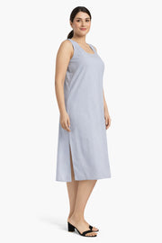 KURTIVERSE Women’s Poly Cotton Full-Length Inner Slip Dark Gray Color | 41 Inch | Sizes 4XL–7XL