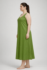 KURTIVERSE Women Poly Cotton Anarkali A-Line Inner Slip, 43 Inch Long 4xl to 7xl