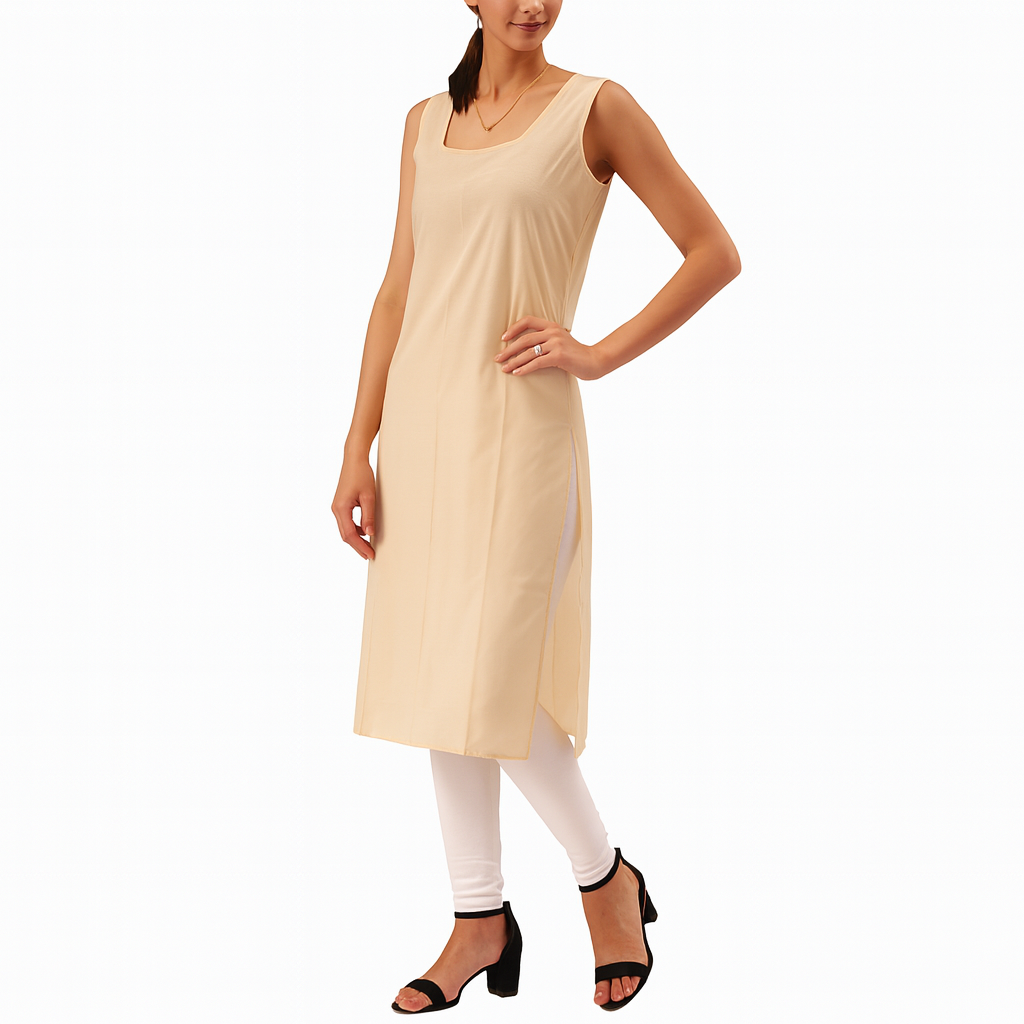 KURTIVERSE Full Slip for Women Cotton Long Inner Wear
