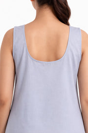 KURTIVERSE Women’s Poly Cotton Full-Length Inner Slip Dark Gray Color | 41 Inch | Sizes 4XL–7XL