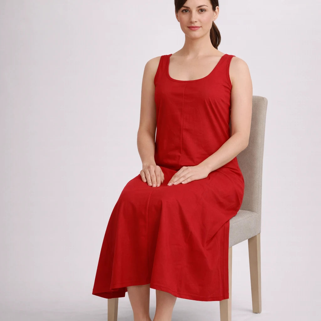 KURTIVERSE Women Poly Cotton Anarkali A-Line Inner Slip | 43 Inch Length | S–3XL
