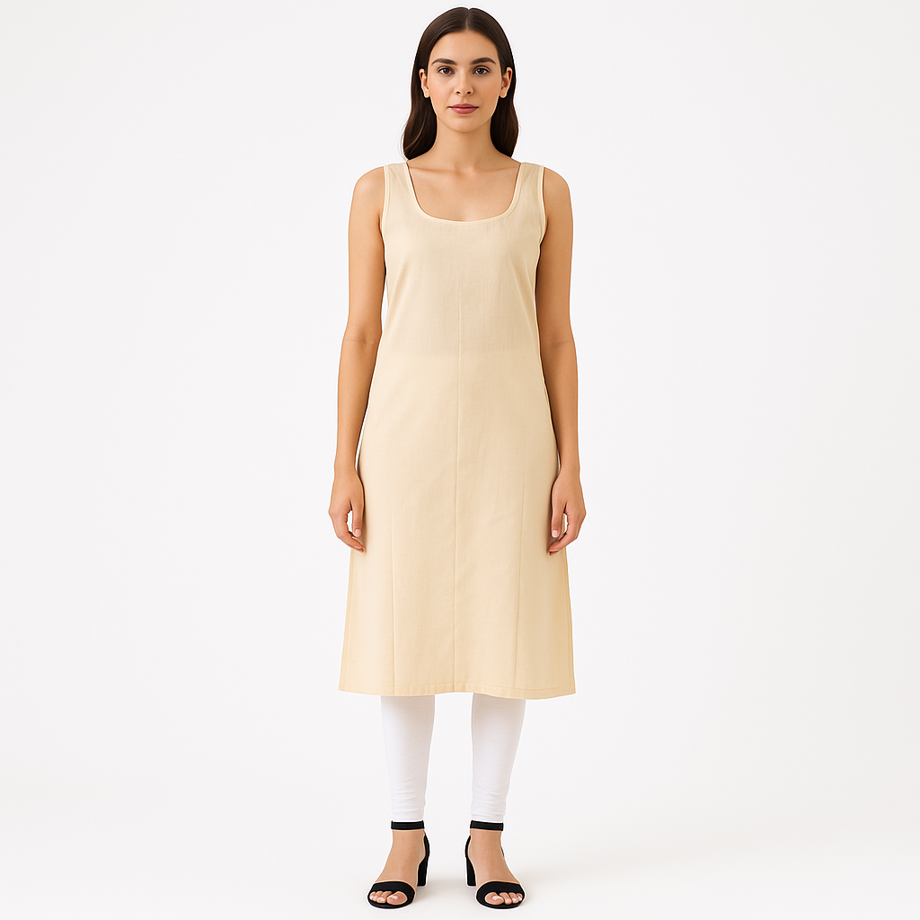 KURTIVERSE Full Slip for Women Cotton Long Inner Wear