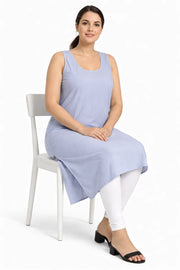 KURTIVERSE Women’s Poly Cotton Full-Length Inner Slip Dark Gray Color | 41 Inch | Sizes 4XL–7XL