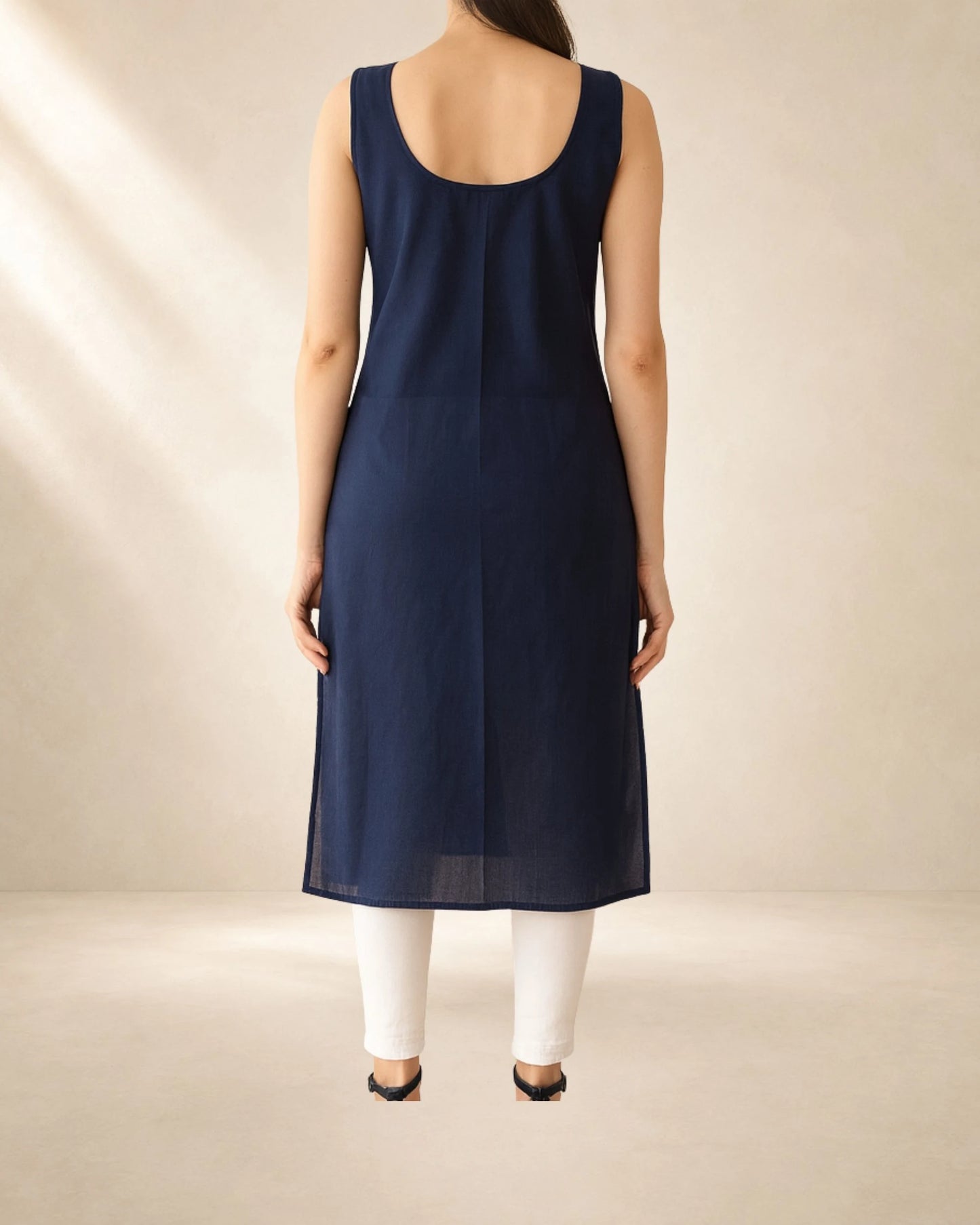 Women’s Navy 41-Inch Long Inner Slip – S–3XL