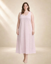 KURTIVERSE Plus Size Women’s Anarkali Inner Slip | Poly Cotton | 43 Inch Long | Sizes 4XL–7XL