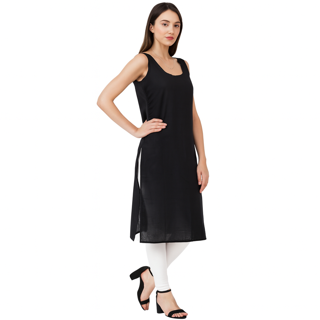 KURTIVERSE Full Slip for Women Cotton Long Inner Wear