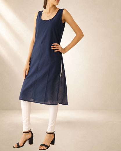 Women’s Navy 41-Inch Long Inner Slip – S–3XL