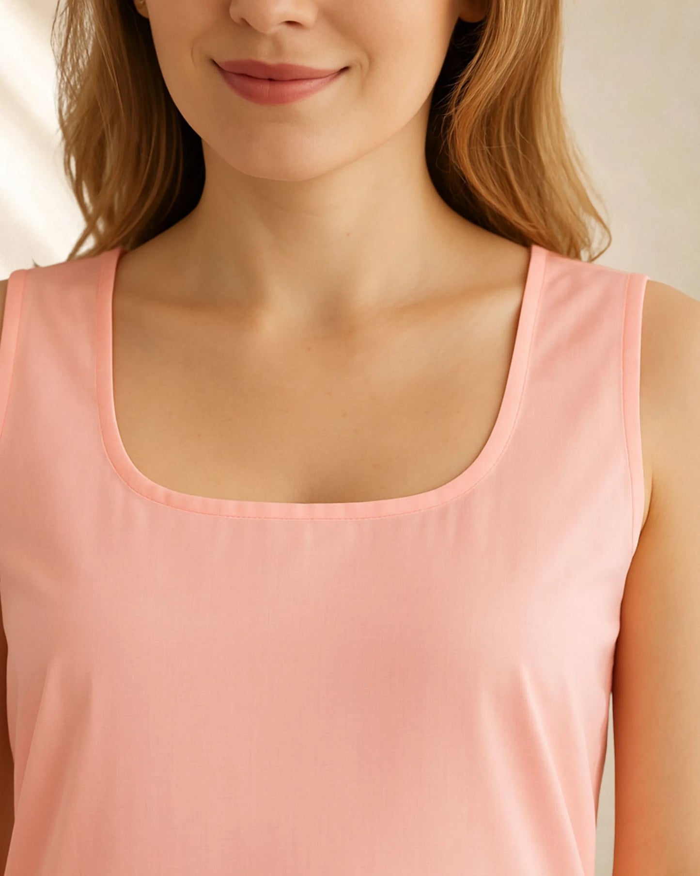 Women’s 28-Inch Short Inner Slip Combo – Pink & White (Pack of 2)