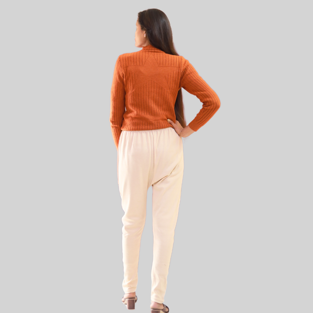 KURTIVERSE Plus Size Woolen Leggings, Winter Thermal Legging, 30-40 Inch Waist, Stretchable