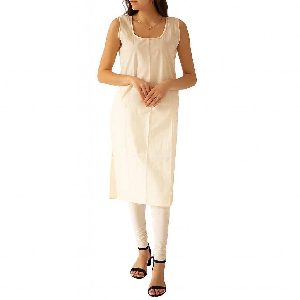 KURTIVERSE Full Slip for Women Cotton Long Inner Wear