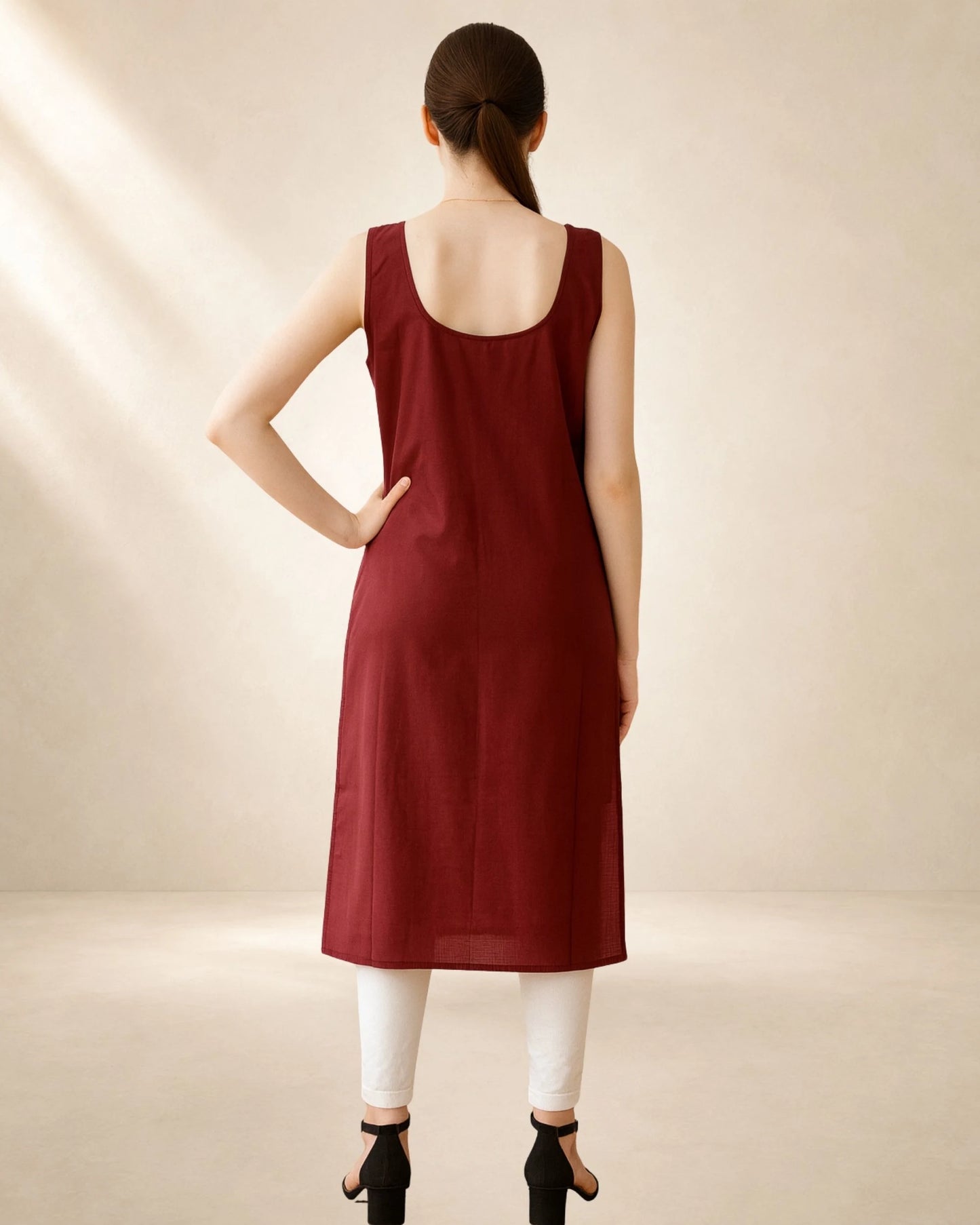Women's Cotton Long Under Slip