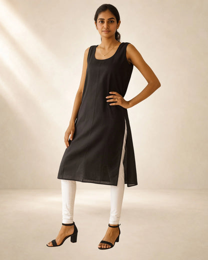 Women’s Black 41-Inch Long Inner Slip – S–3XL