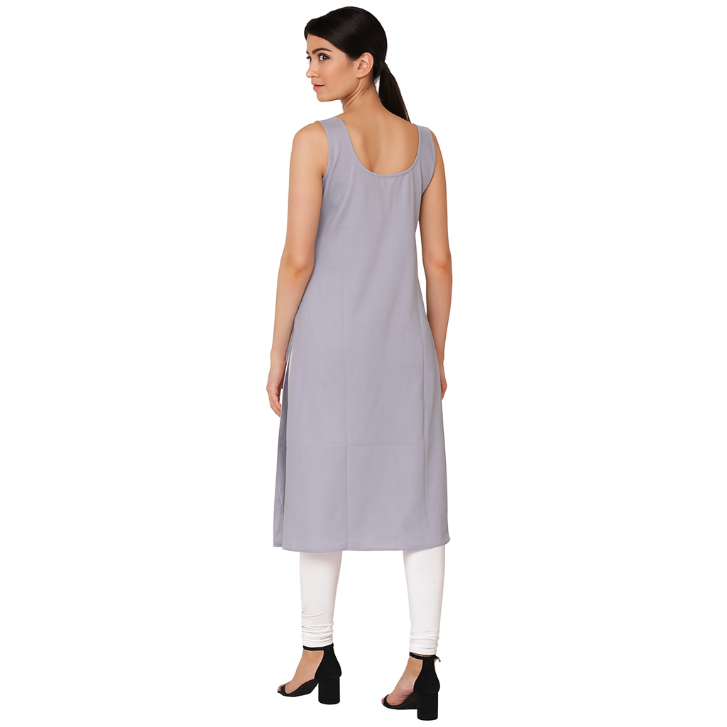 KURTIVERSE Full Slip for Women Cotton Long Inner Wear